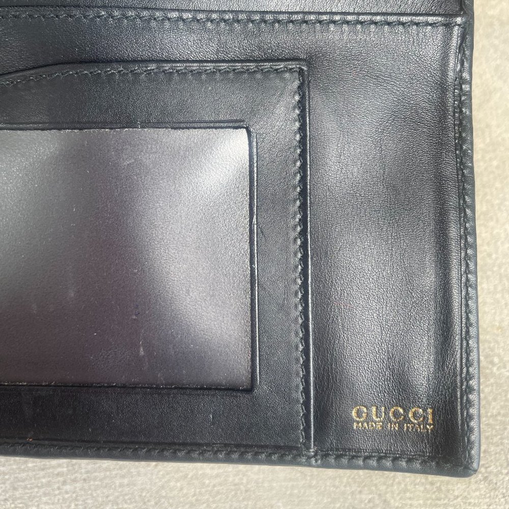 Gucci Vintage Rare Long Wallet w/ Kiss Lock - EUC! - Picture 8 of 16